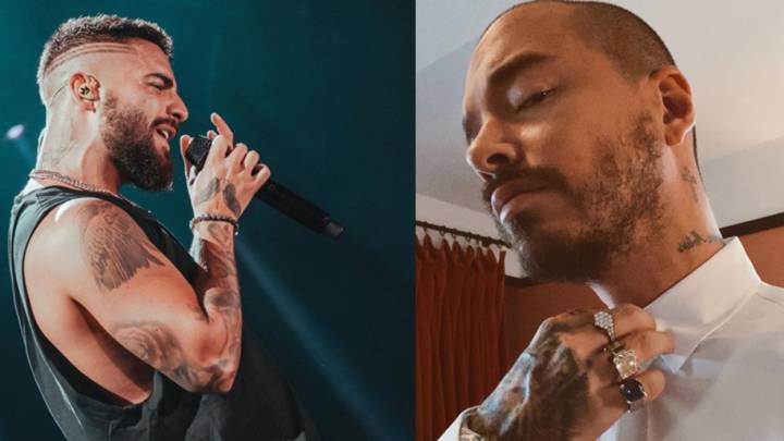 J Balvin y Maluma, los máximos exponentes del género urbano en Colombia sorprendieron a sus seguidores