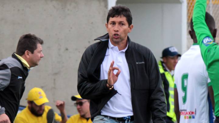 Jorge Bermúdez en su época como entrenador de Huila