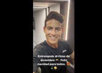 James entrena a ritmo de 'Loquito por ti'