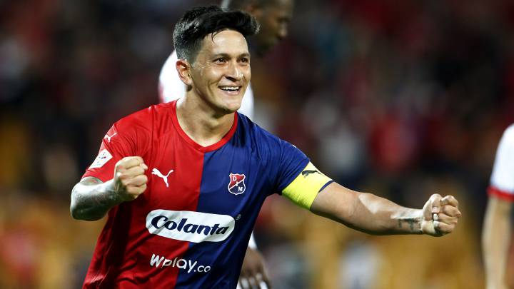 Germán Cano, delantero del Medellín
