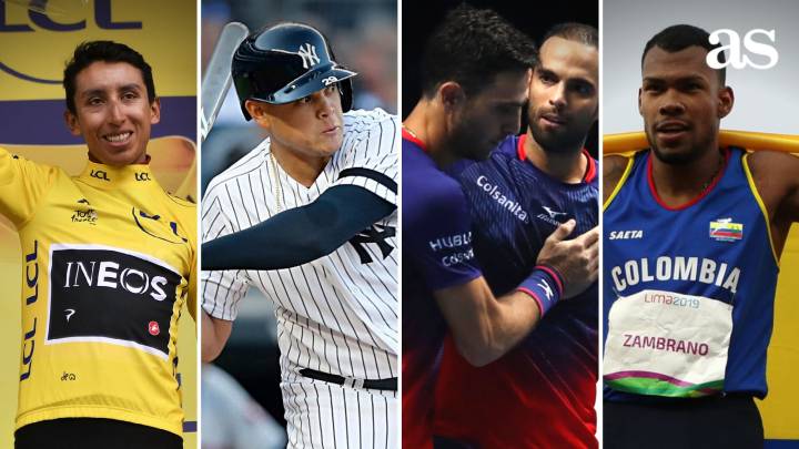 Anthony Zambrano, Egan Bernal, Robert Farah y Juan Sebastián Cabal, entre otros. Fueron muchos los deportistas que lograron destacar en el 2019. Participa en la encuesta de AS para saber quién es el mejor del 2019.