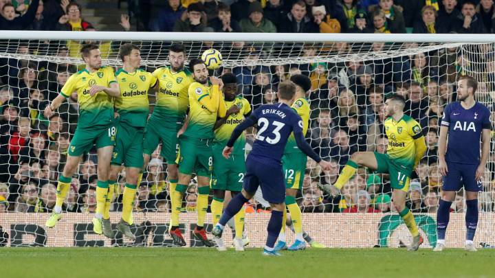 Norwich City vs Tottenham en vivo online por la fecha 20 de la Premier League.