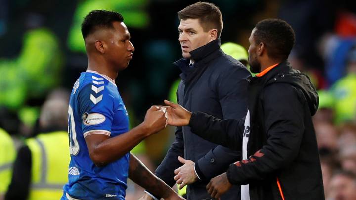 Steven Gerrard, técnico del Glasgow Rangers, habló sobre la expulsión de Alfredo Morelos en el clásico ante el Celtic en el que consiguió la victoria