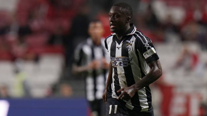 Marlos Moreno, delantero colombiano del Portimonense