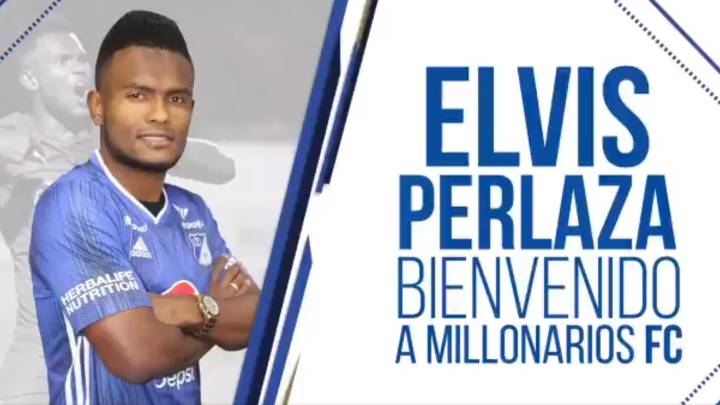 Elvis Perlaza, lateral derecho de Millonarios