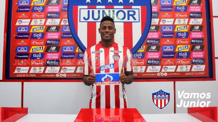 Danny Rosero en su presentación en Junior