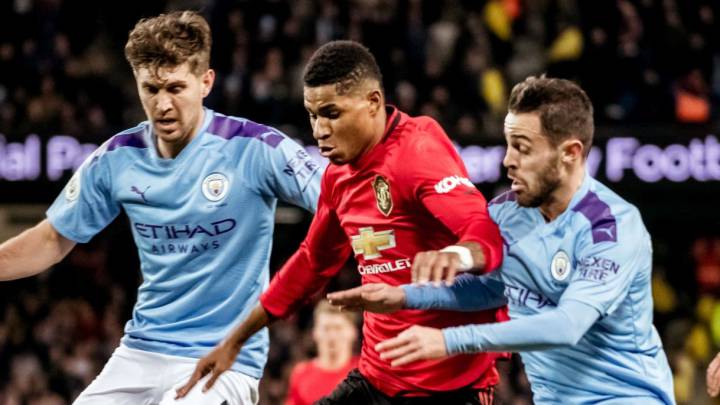 Fecha, horario, cómo ver por televisión y dónde seguir en vivo online el Manchester City - Manchester United, por la semifinal de la Carabao Cup en Old Trafford.