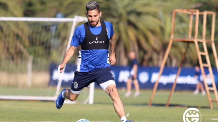 Jonathan Agudelo y Harrinson Mancilla entrenaron por primera vez con Maradona