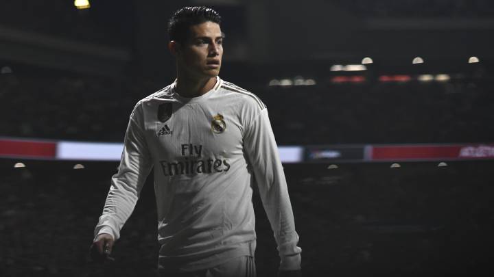 James Rodríguez, volante colombiano del Real Madrid