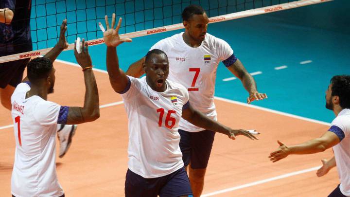 La Selección Colombia de Voleibol Masculino venció a Perú en el Torneo Preolímpico de Chile.