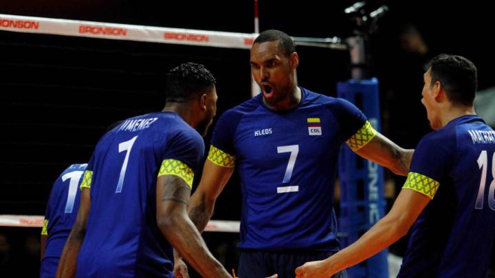 Colombia venció 3-2 a Venezuela en el Torneo Preolímpico de Voleibol Masculino de Chile.