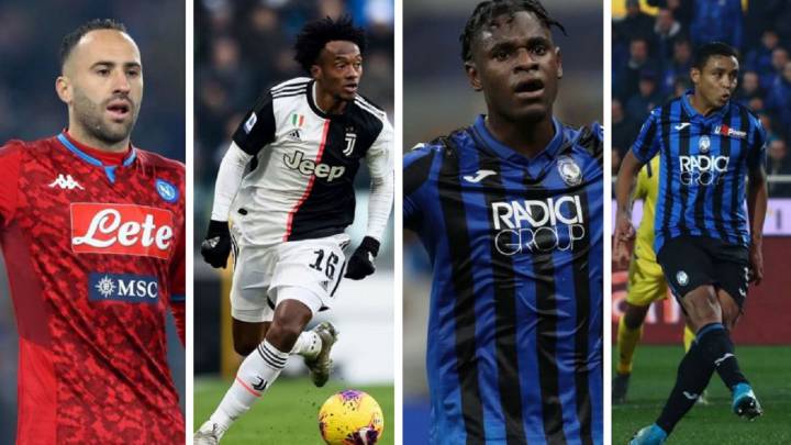 Los cuatro colombianos buscan los cuartos de Copa Italia