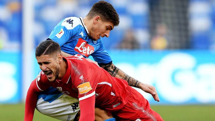 En vivo online Napoli - Perugia, octavos de final Copa Italia, que se disputará hoy martes 14 de enero en el estadio San Paolo, desde la 9:00 a.m.