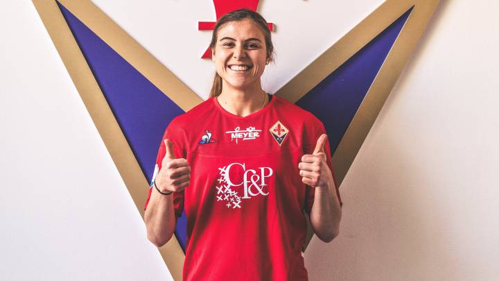 Catalina Pérez, arquera de Fiorentina