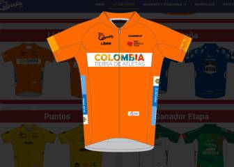Estas son las camisetas que entregará el Tour Colombia