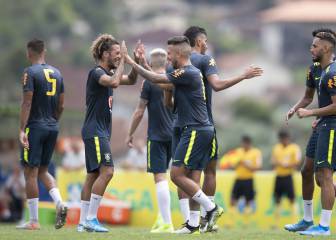 Brasil entrena en Armenia y espera la llegada de Reinier