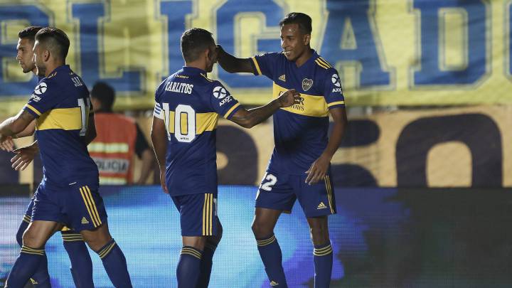 Sebastián Villa anotó gol en la victoria de Boca Juniors sobre Universitario.