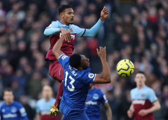 Mina, sin problemas en empate frente al West Ham