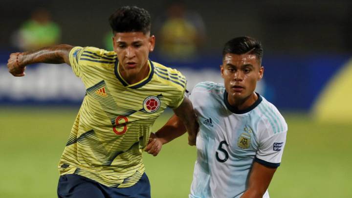 Colombia 1-2 Argentina, primer partido del Torneo Preolímpico 2020