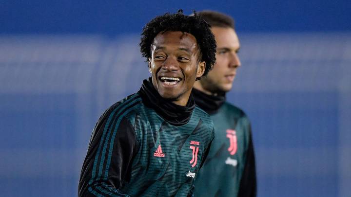 Juan Guillermo Cuadrado espera ser evaluado para jugar ante la Roma por Copa Italia
