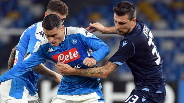 Napoli 1-0 Lazio, partido por la copa de Italia