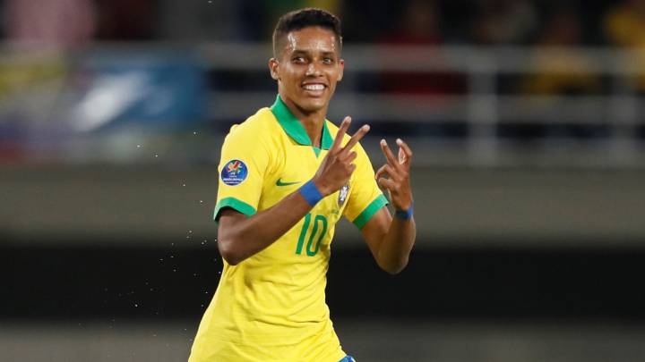 La Selección de Brasil Sub 23 venció con contundencia a Uruguay en su segundo partido del Preolímpico de la categoría que da cupo a los Olímpicos