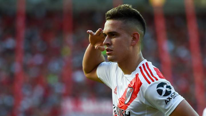 Rafael Santos Borré, delantero de River Plate