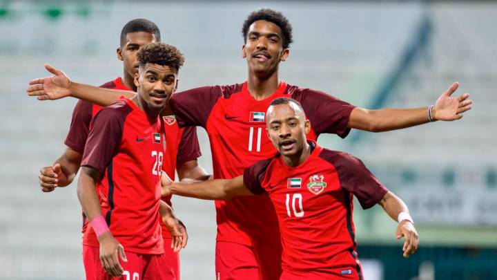 Jugadores del Al-Ahli, equipo al que llegaría Edwin Cardona en Dubái