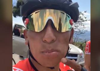 Nairo Quintana pide ayuda por picadura de abeja en el labio