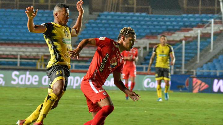 América de Cali venció a Alianza Petrolera en el debut de la Liga BetPlay. El equipo ganó dos a cero pero Guimaraes criticó una decisión de Dimayor