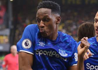 Yerry Mina marca doblete con Everton, en menos de 5 minutos