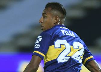 Villa anota su primer gol oficial de la temporada con Boca
