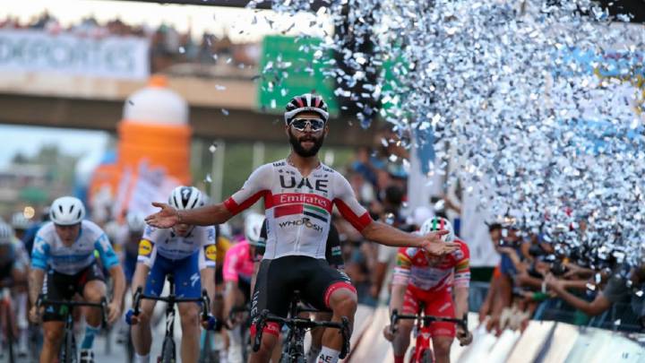 Fernando Gaviria ganó en la última etapa de la Vuelta a San Juan.