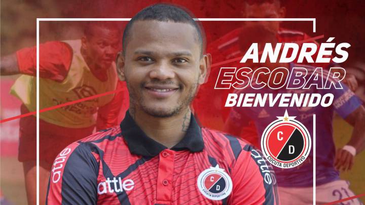 Andrés 'Manga' Escobar, nuevo jugador del Cúcuta Deportivo