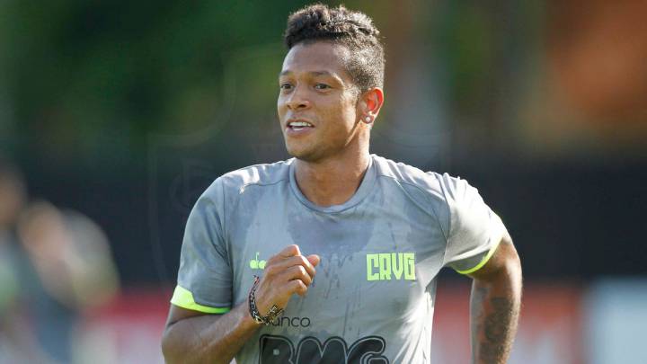 Fredy Guarín, en un entrenamiento con Vasco Da Gama