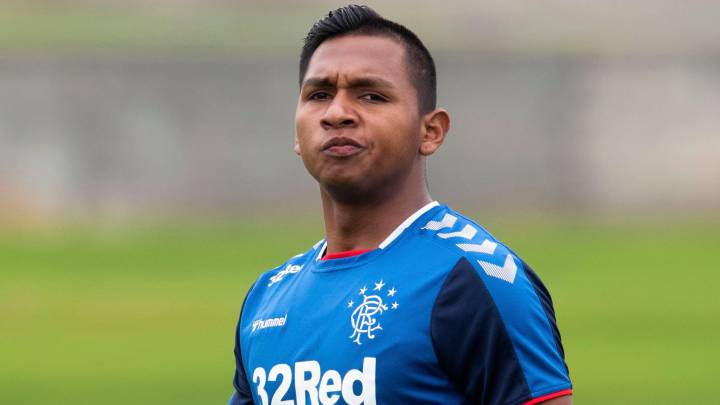 Alfredo Morelos, delantero colombiano del Rangers