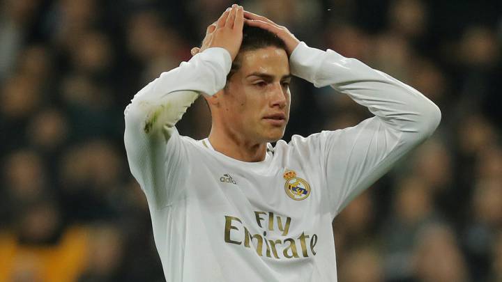 James se lamenta de la eliminación de Real Madrid en la Copa del Rey