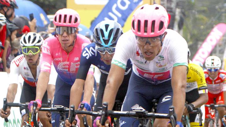 corredores del Tour Colombia 2020 que se realizará entre el 11 y el 16 de febrero
