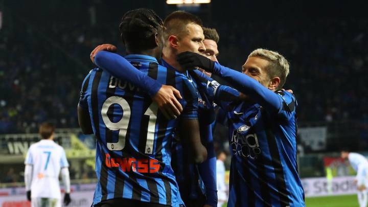 Atalanta, con Duván Zapata en cancha, se impuso sobre la Roma en el encuentro por la fecha 24 de la Serie A