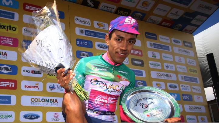 El ganador de la última etapa del Tour Colombia disfrutó el triunfo junto a su familia y amigos. "Esto hace todo más emocionante".