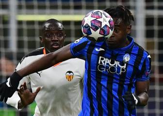 Atalanta golea a Valencia y Duván entra en el final