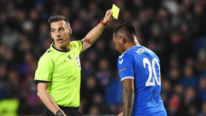 Alfredo Morelos, delantero colombiano del Rangers