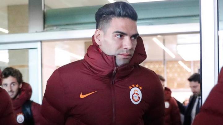 Falcao García en un aeropuerto de Turquía