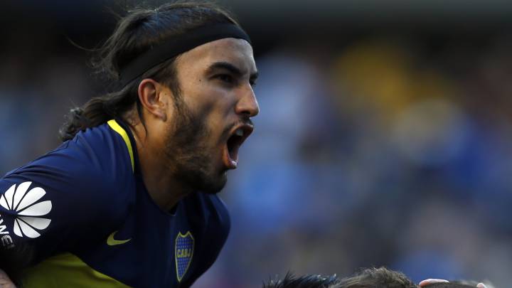 Sebastián Pérez con Boca Juniors