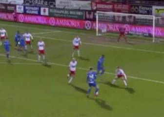 Lucumí asiste en el único gol del Genk: Gran pared y centro
