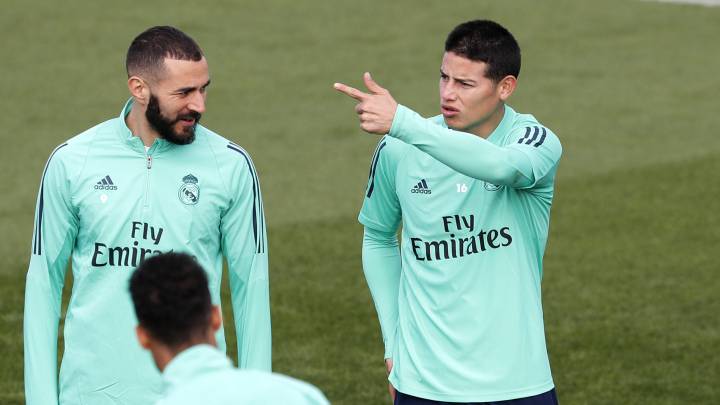 James Rodríguez, fuera de la convocatoria para el Real Madrid vs Manchester City.