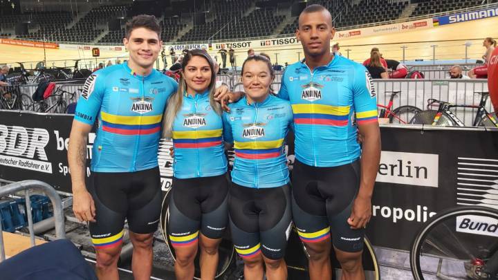 Martha Bayona, Juliana Gaviria, Santiago Quintero y Santiago Ramírez representarán a Colombia en el Mundial de Pista de Berlín desde el 26 de febrero