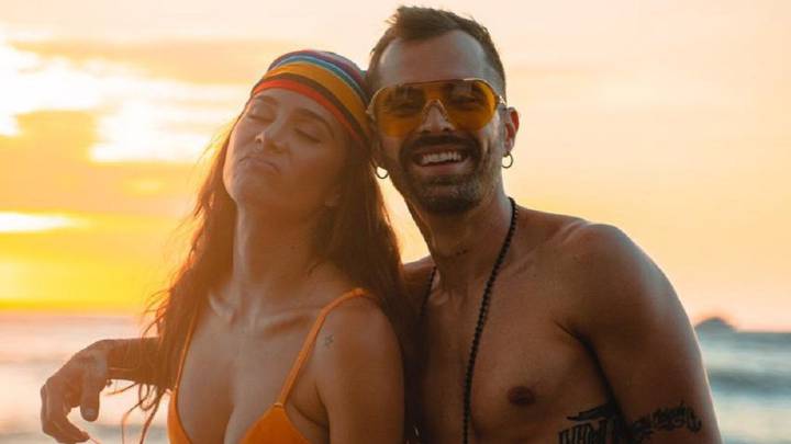 Greeicy Rendón junto a Mike Bahía