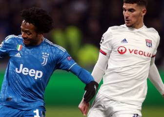 Poco de Cuadrado en la derrota de Juventus en Lyon
