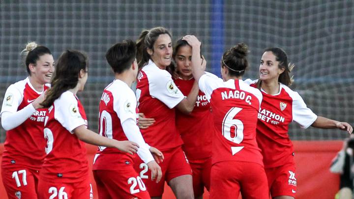 Sevilla avanzó a la final de la Copa de la Reina. Isabella Echeverry marcó el tercer gol